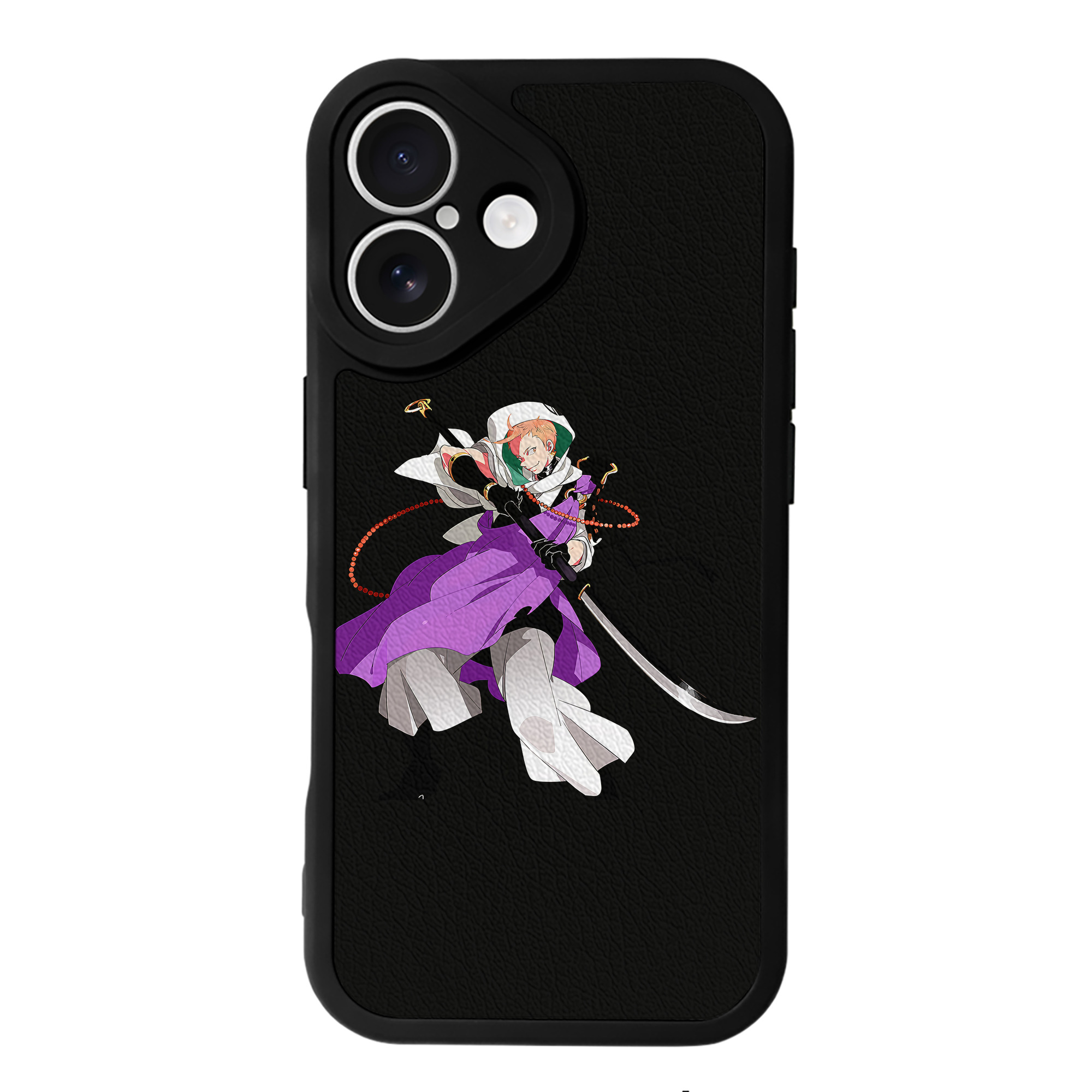 （画像用） 刀剣乱舞 Touken Ranbu 【iPhone 16シリーズ対応】シリコンスマホケース（レザー調） 材質：シリコン